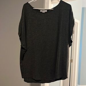 Stylish top button accent sleeve